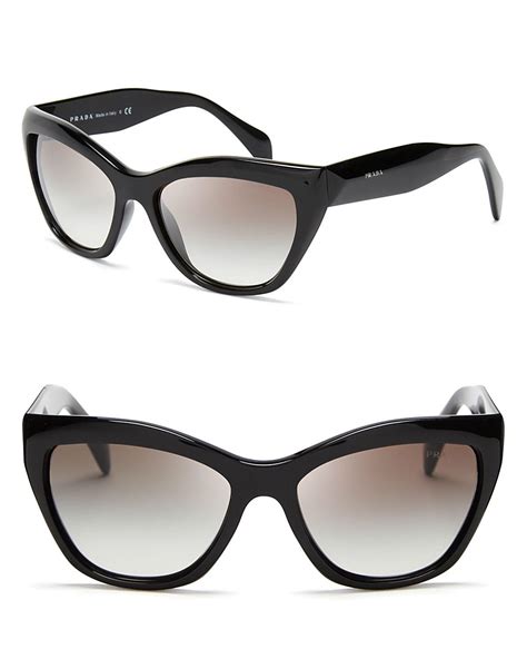 prada black angular cat-eye sunglasses|cat eye Prada sunglasses women.